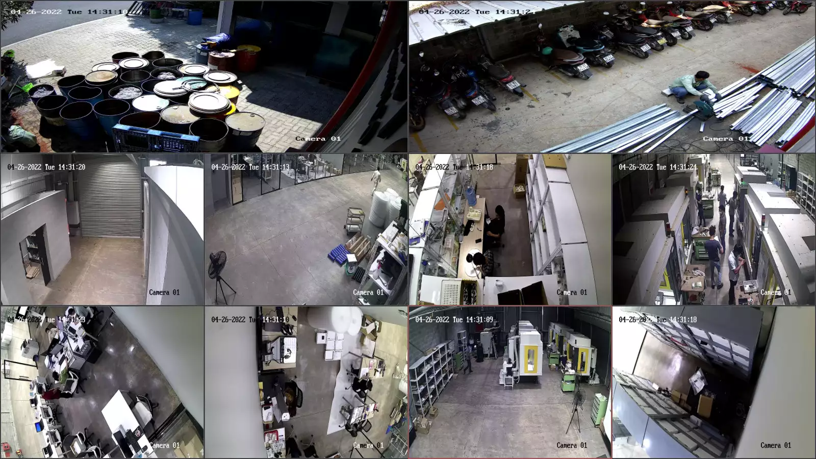 Lắp đặt hệ thống camera giám sát tại Yumoto Vietnam đáp ứng cục hải quan